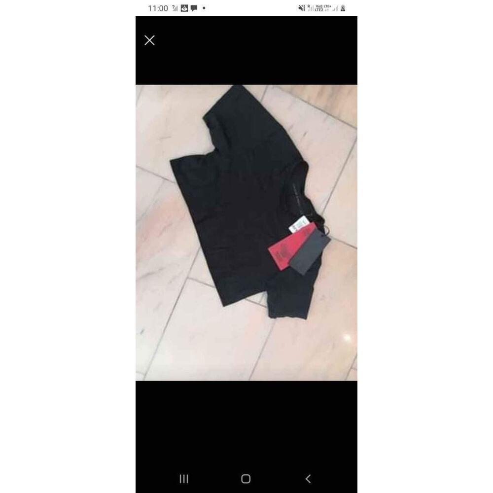 Alexander Wang x H&M Black Crop Top S Small Medium unisex hm new with tags
